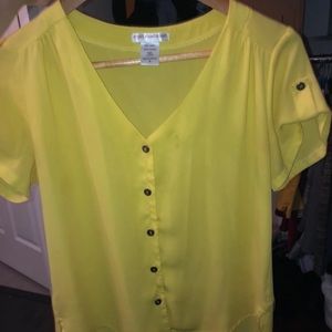 Yellow blouse